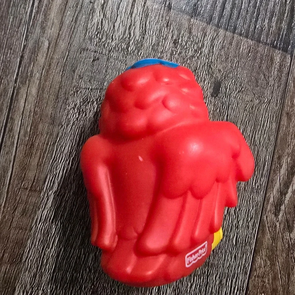 Fisher-Price Little People Parrot Bird Figure Red Green Tropical Toy